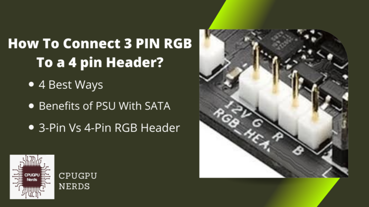 How To Connect 3 PIN RGB To a 4 pin Header?
