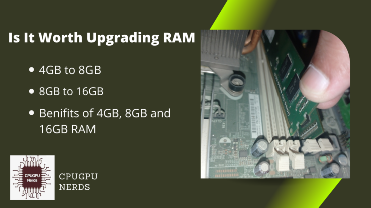 Is It Worth Upgrading RAM from 4GB to 8GB & To 16GB Today?