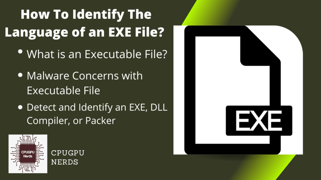 How To Identify The Language of an EXE File?